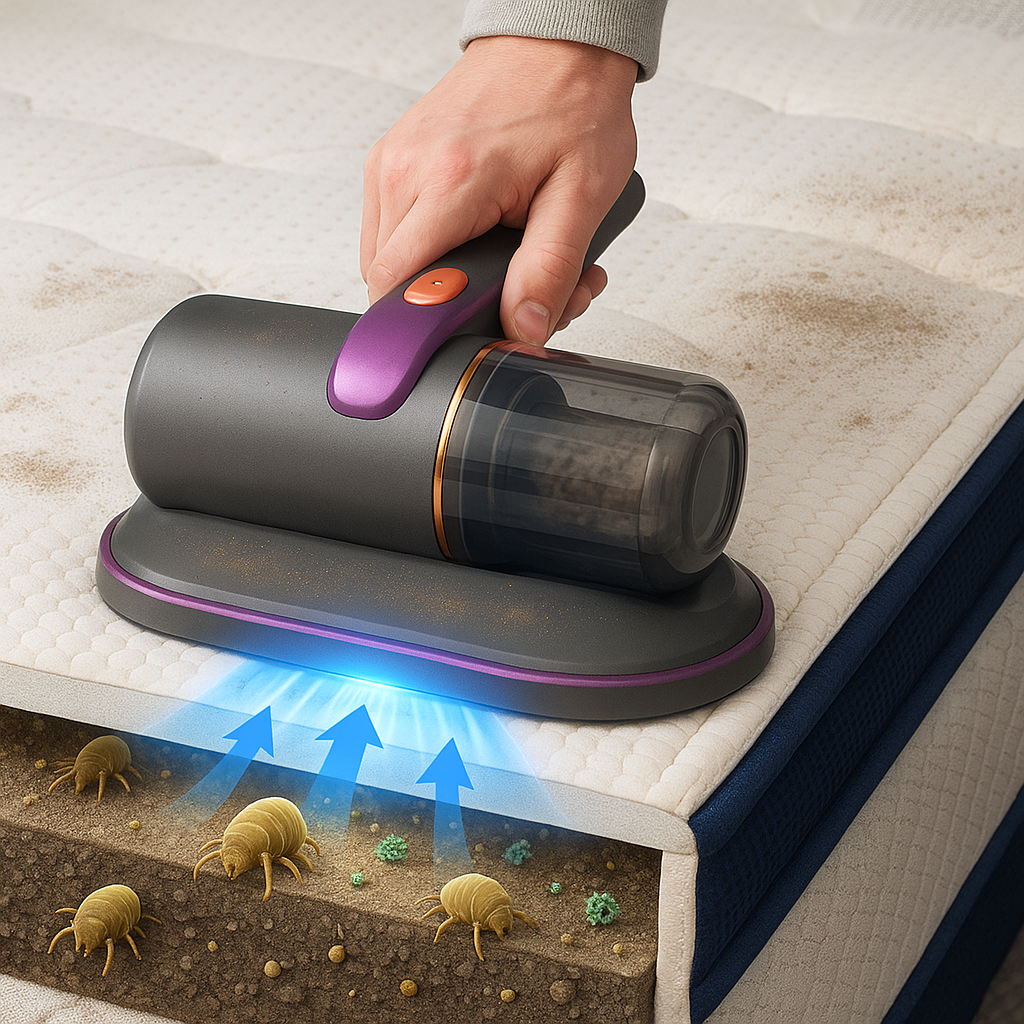 Wireless UV Dust Mite Vacuum Cleaner